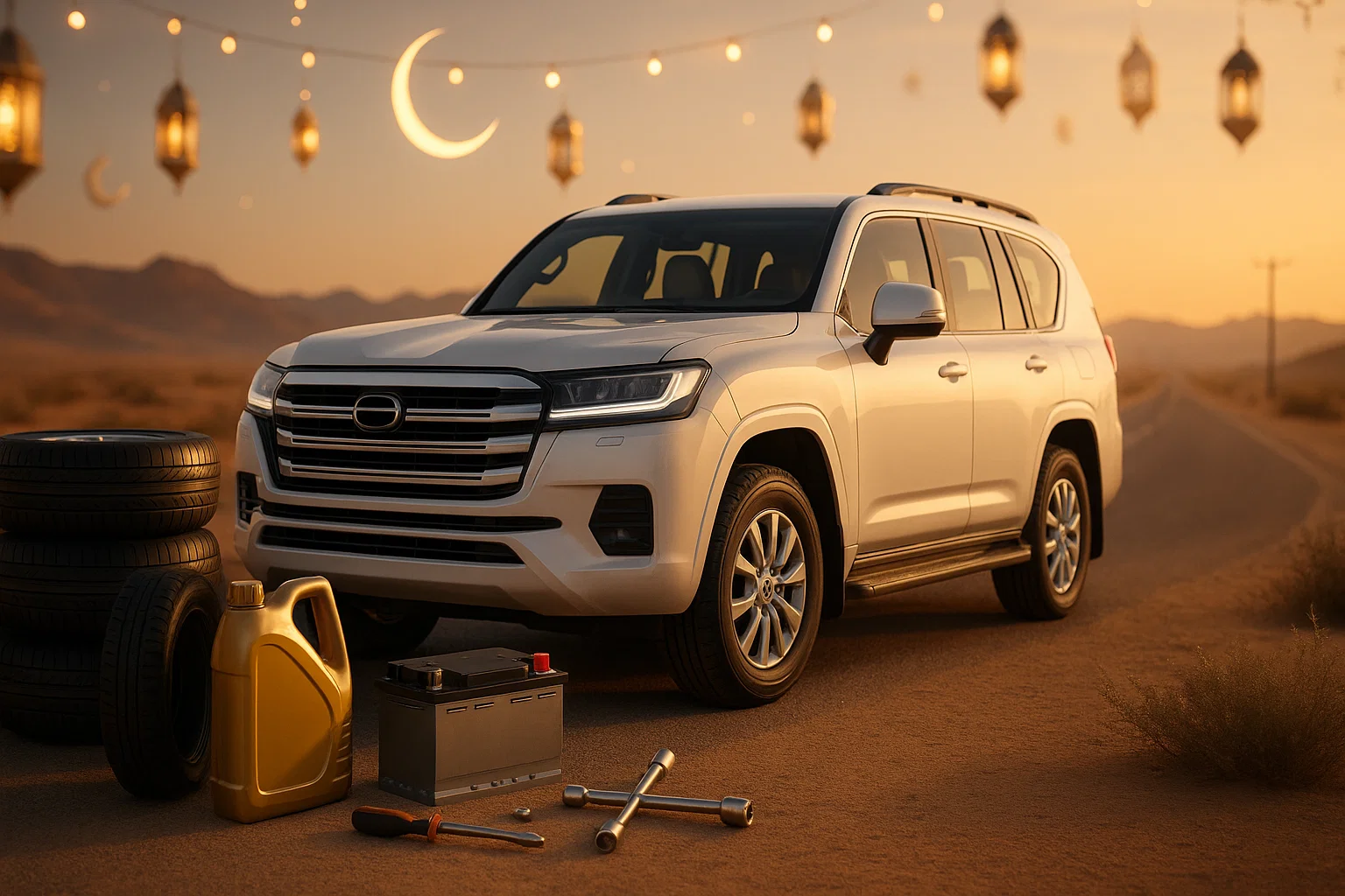 عيد الأضحى 2025 مع كفرات بلس: خدمات إطارات وزيوت وبطاريات لضمان سفر آمن 1 عيد الأضحى 2025 مع كفرات بلس: خدمات إطارات وزيوت وبطاريات لضمان سفر آمن